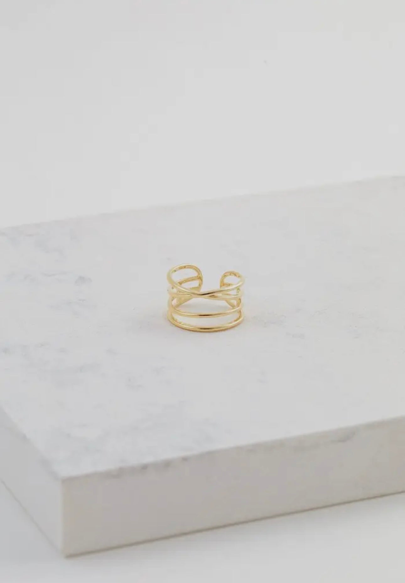 Lover's Tempo Orbit Ring - Gold