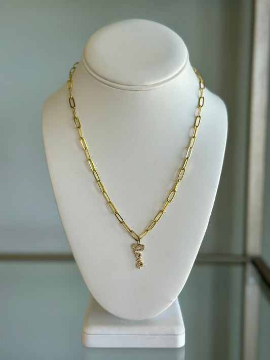Gemelli Love Paperclip Chain Necklace