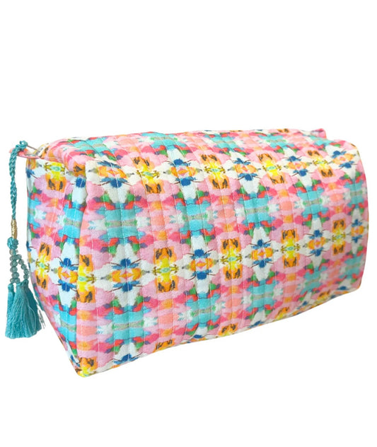 Laura Park Large Cosmetic Bag - Sumner Pink