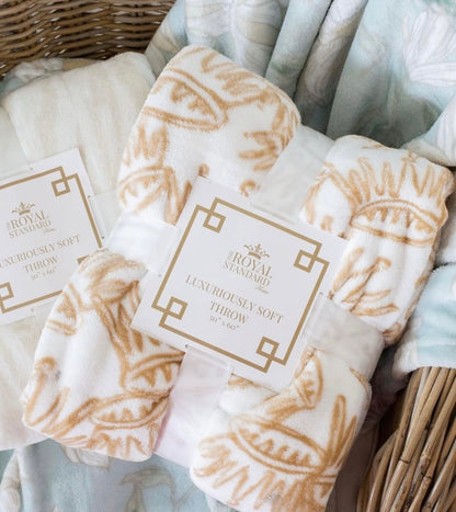 The Royal Standard La Couronne Throw