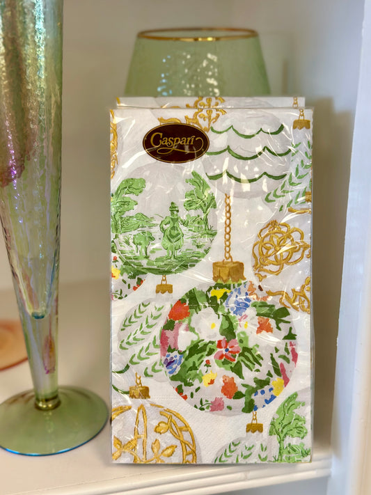 Caspari Guest Towel Napkins - Savannah
