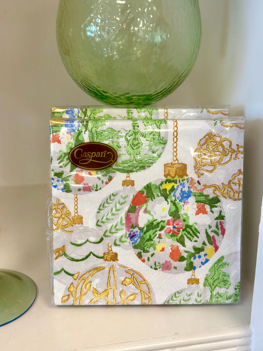 Caspari Beverage Napkins - Savannah