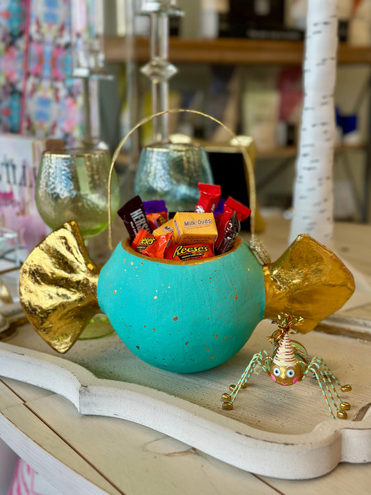 Glitterville Bon Bon Candy Bucket - Turquoise