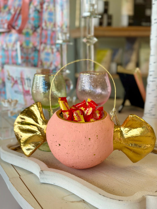 Glitterville Bon Bon Candy Bucket - Peach