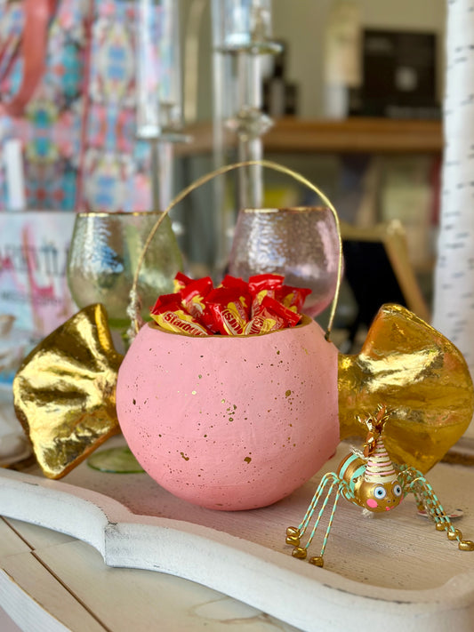 Glitterville Bon Bon Candy Bucket - Light Pink