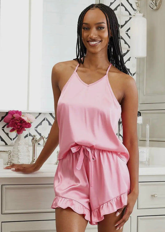 Bella Sleep + Spa Pink PJ Shorts
