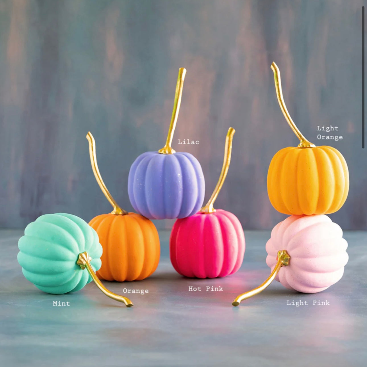 Glitterville Medium Paper Mache Pumpkin - Orange