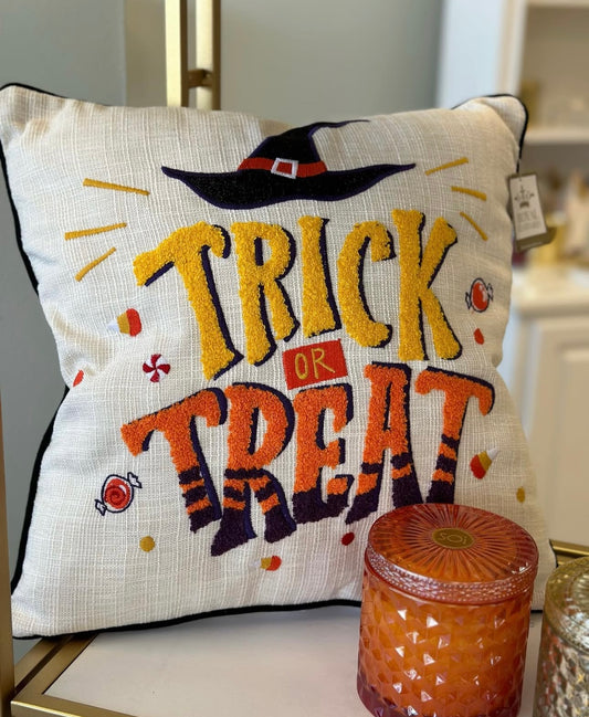 Trick or Treat Throw Pillow