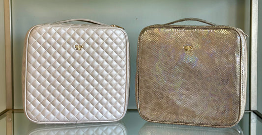 PurseN Mini Diva Makeup Case - Pearl Quilted