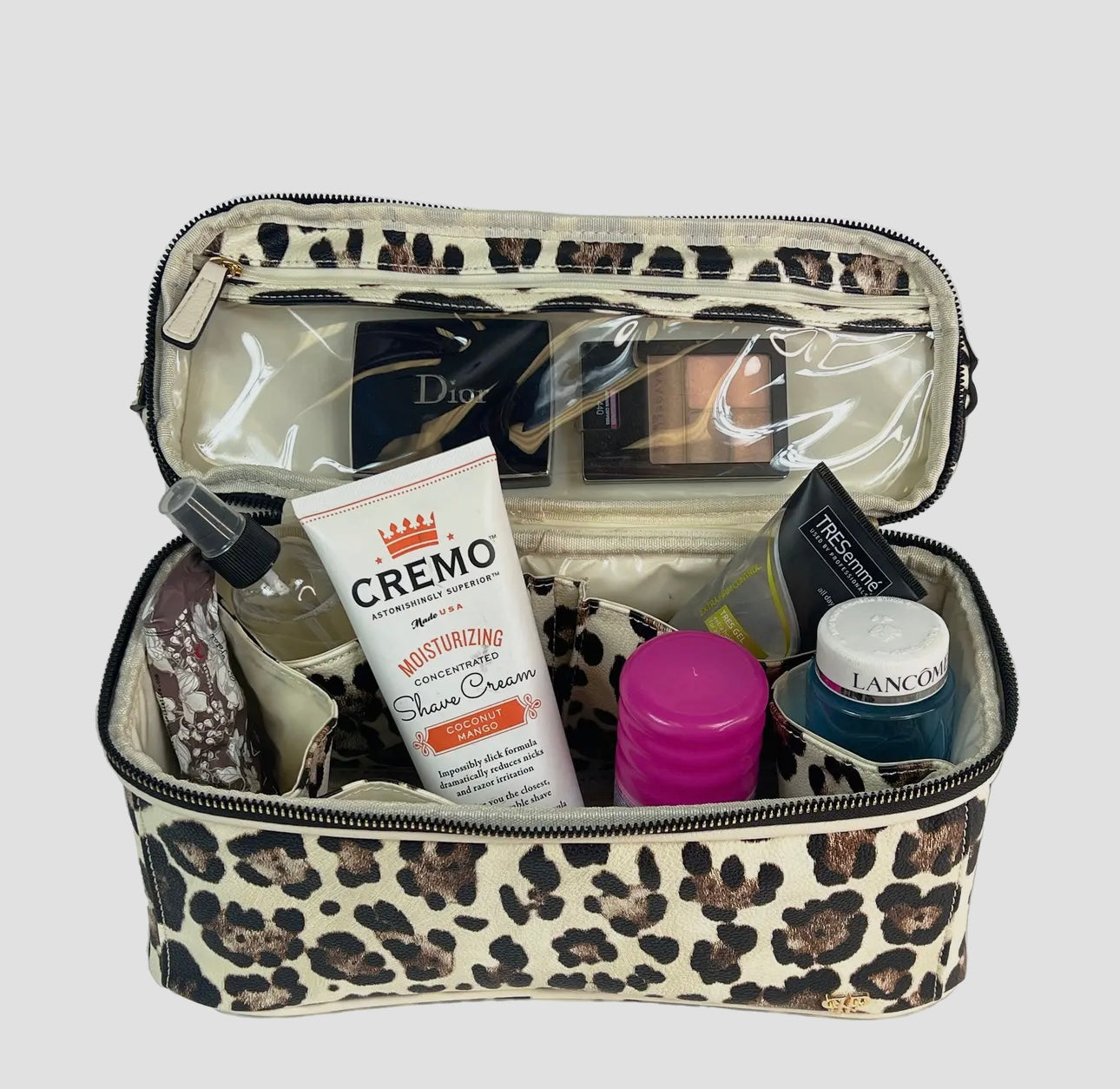 PurseN Stylist Travel Bag - Cream Leopard